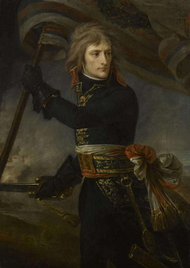 Bonaparte au pont d'Arcole, 17 novembre 1796