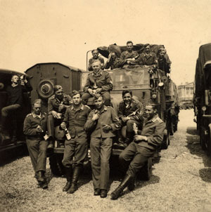 Soldats allemands sur la Place d’Armes