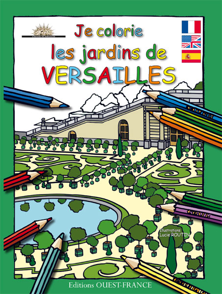 Je colorie les jardins de Versailles