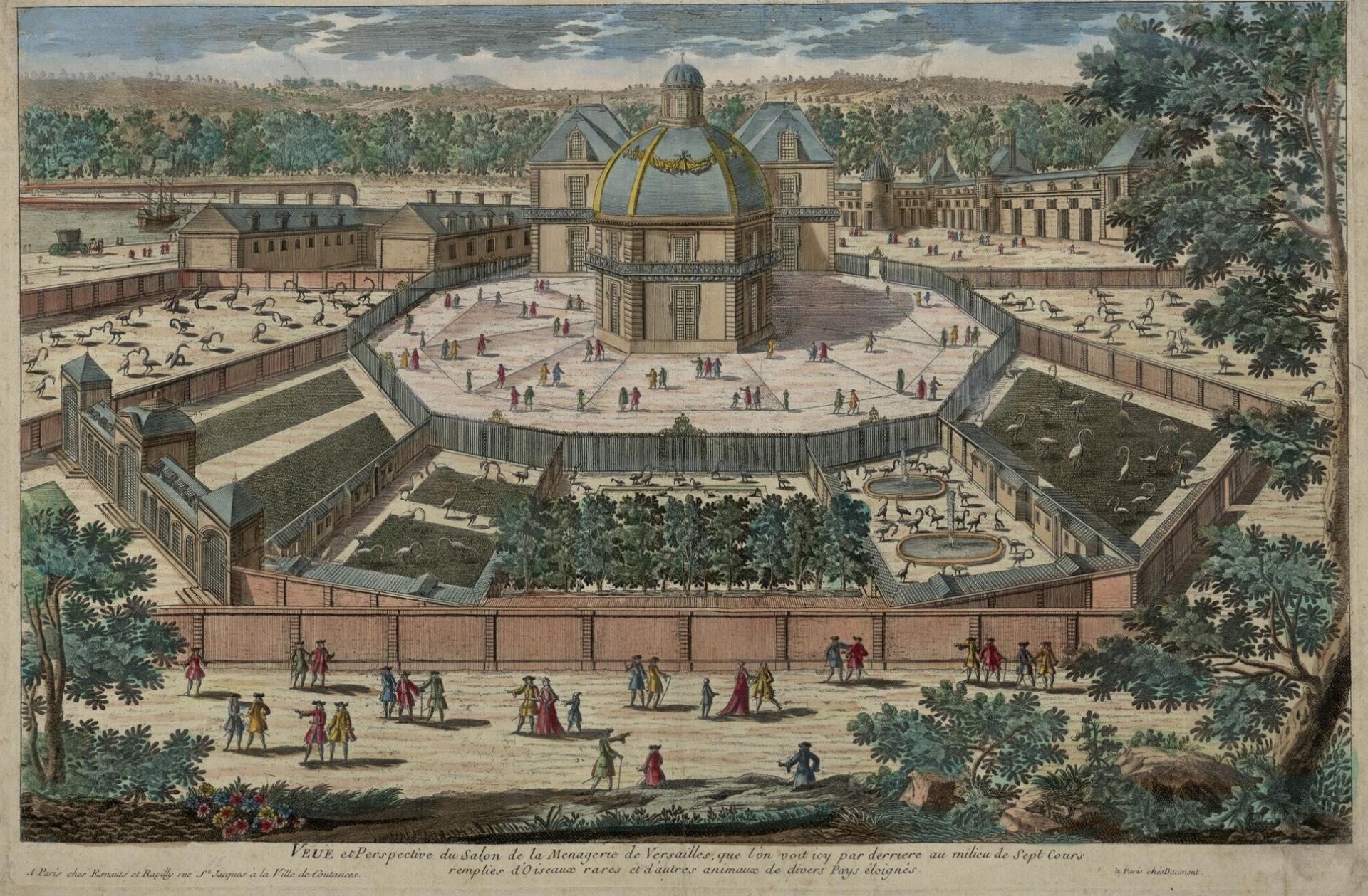1663: Château de Versailles - Dès le début du chantier Menagereie_inv.grav-4147_0