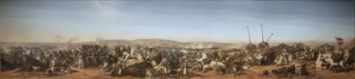 Prise de la Smalah d'Abd-el-Kader par le duc d'Aumale à Taguin, 16 mai 1843, Horace Vernet