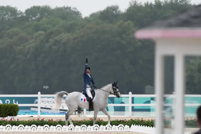 Epreuves d'équitation au château de Versailles