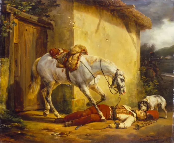 Le Trompette blessé, Horace Vernet