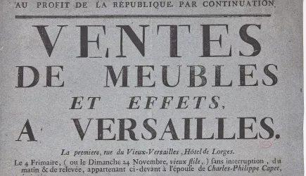 Versailles après la Révolution française