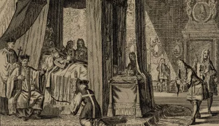 La mort de Louis XIV