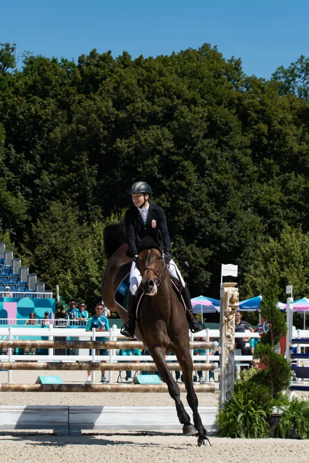 Epreuves d'équitation au château de Versailles