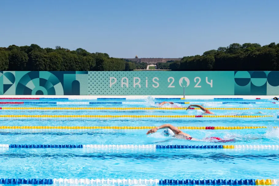 Epreuve de natation du pentathlon moderne à Versailles