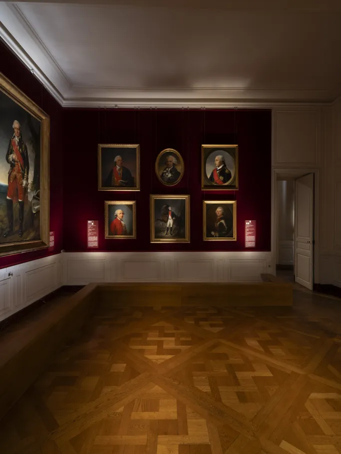 Salle 2. Affrontements militaires et grandes figures françaises et américaines © EPV / Thomas Garnier