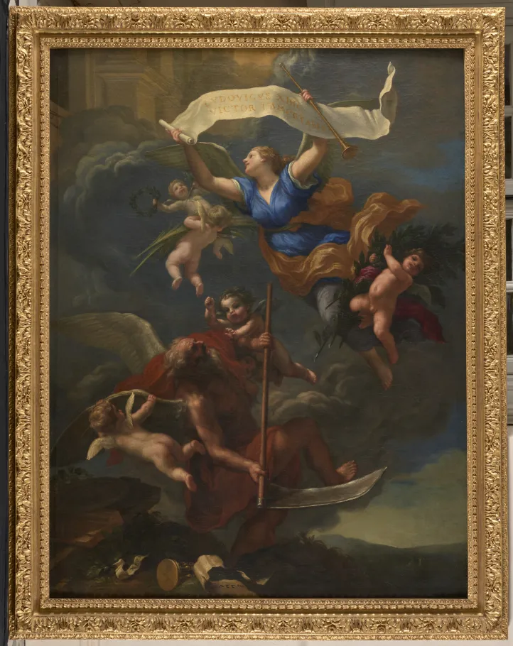La gloire de Louis XIV triomphe du Temps, de Baldassare Franceschini