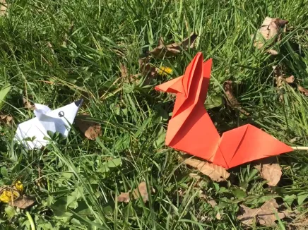 La fontaine revisité et en origami