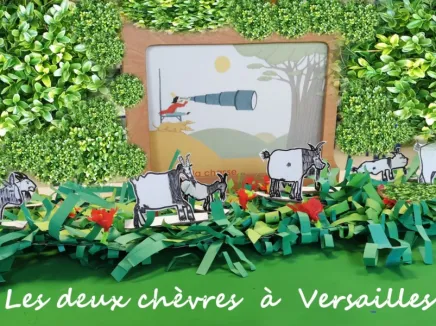 Les deux chèvres à Versailles