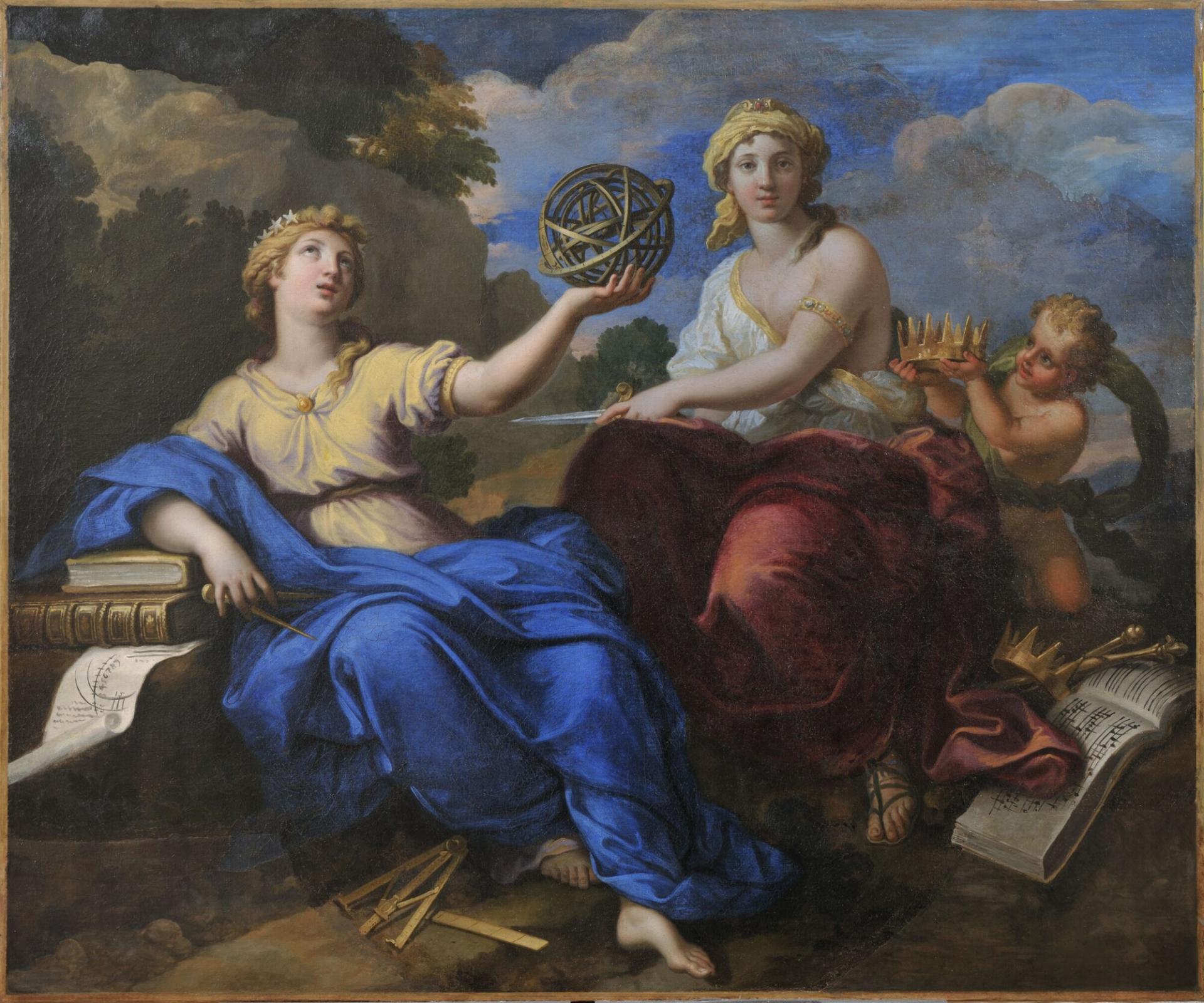 Uranie et Melpomène