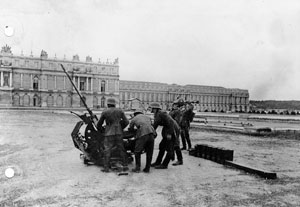 Batterie de DCA allemande sur les Parterres d’Eau