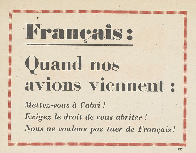 Tract retrouvé dans le Parc du château de Versailles